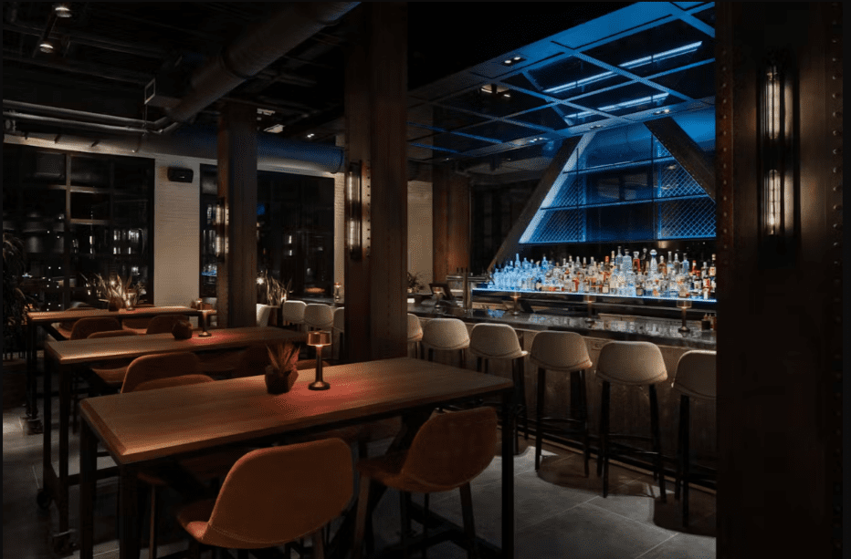1 Watson Rooftop Restaurant interior