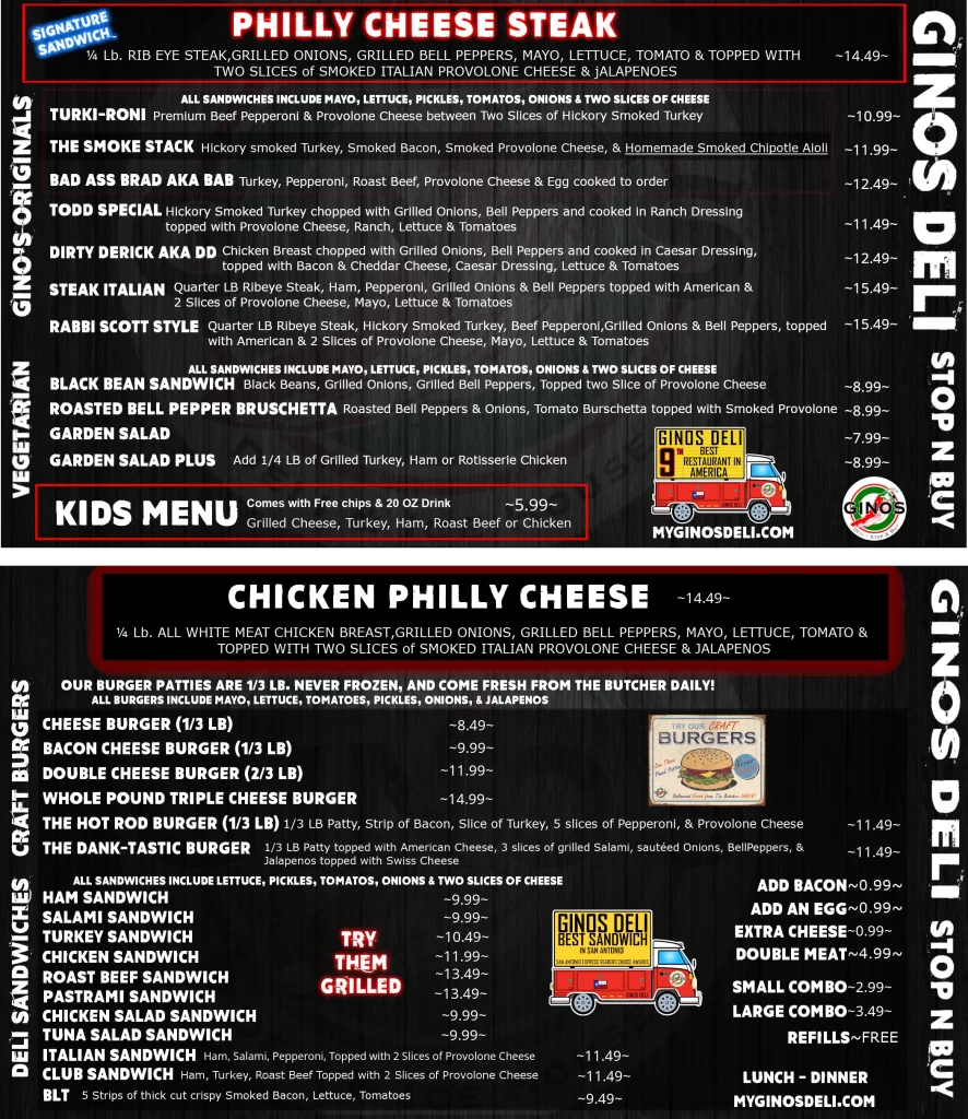 Gino's Deli Stop N Buy
