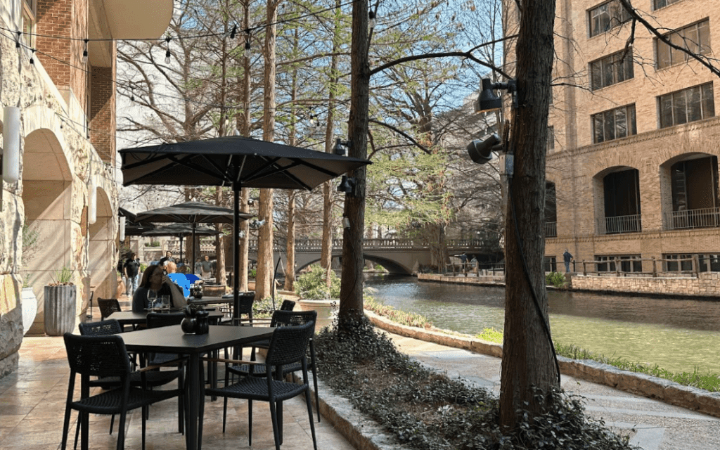 Zocca Cuisine D'Italiar San Antonio's river view 